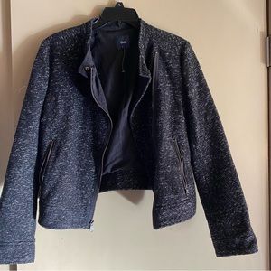Gap black zipper jacket